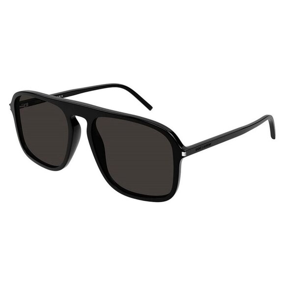 NWT SAINT LAURENT SUNGLASSES BLACK - Picture 2 of 4
